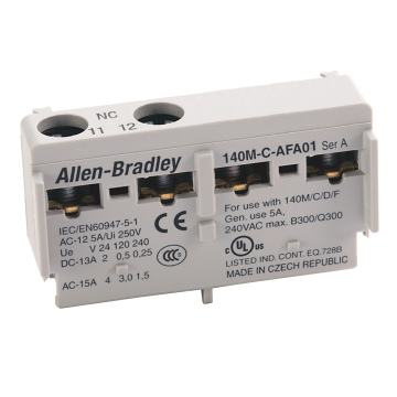 Блок-контакт, устанавливается фронтально 140M-C-AFA01