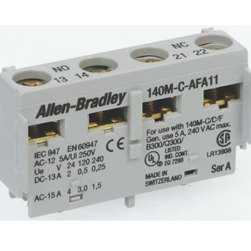 Блок-контакт, устанавливается фронтально 140M-C-AFA11